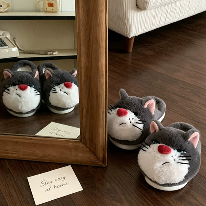 Grumpy Cat Plush Slippers