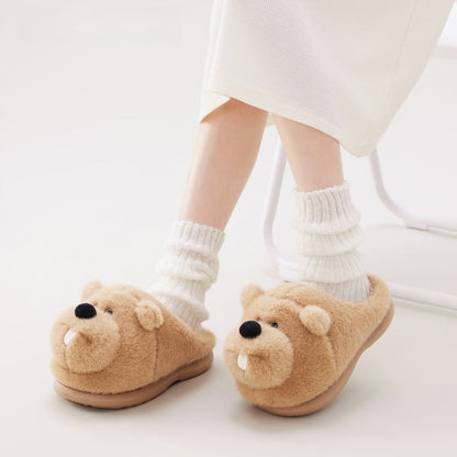 Toothy Marmot Slippers