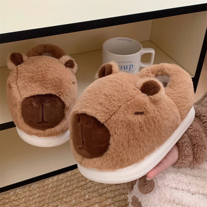 Capybara Plush Snout Home Slippers