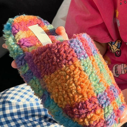 Cloud-Knit Puff Home Slippers