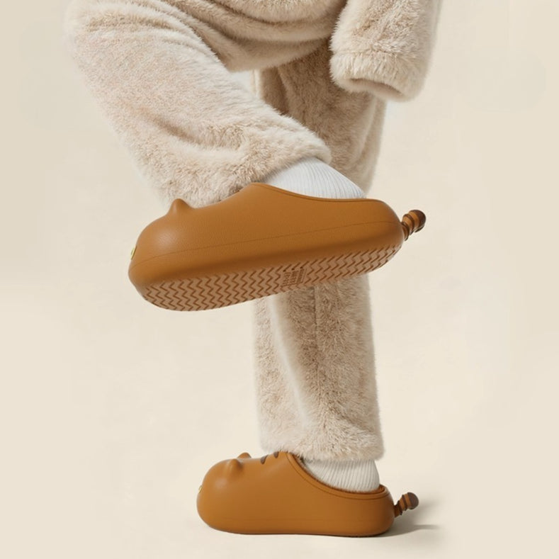 Grumpy Cat Face Lined Clogs