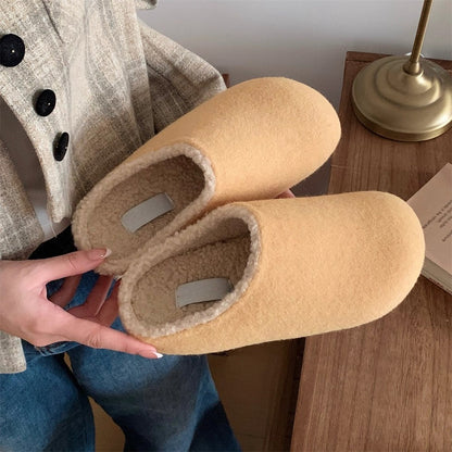 Pebble Plush Slip-in Slippers