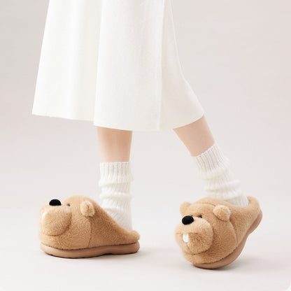 Toothy Marmot Slippers