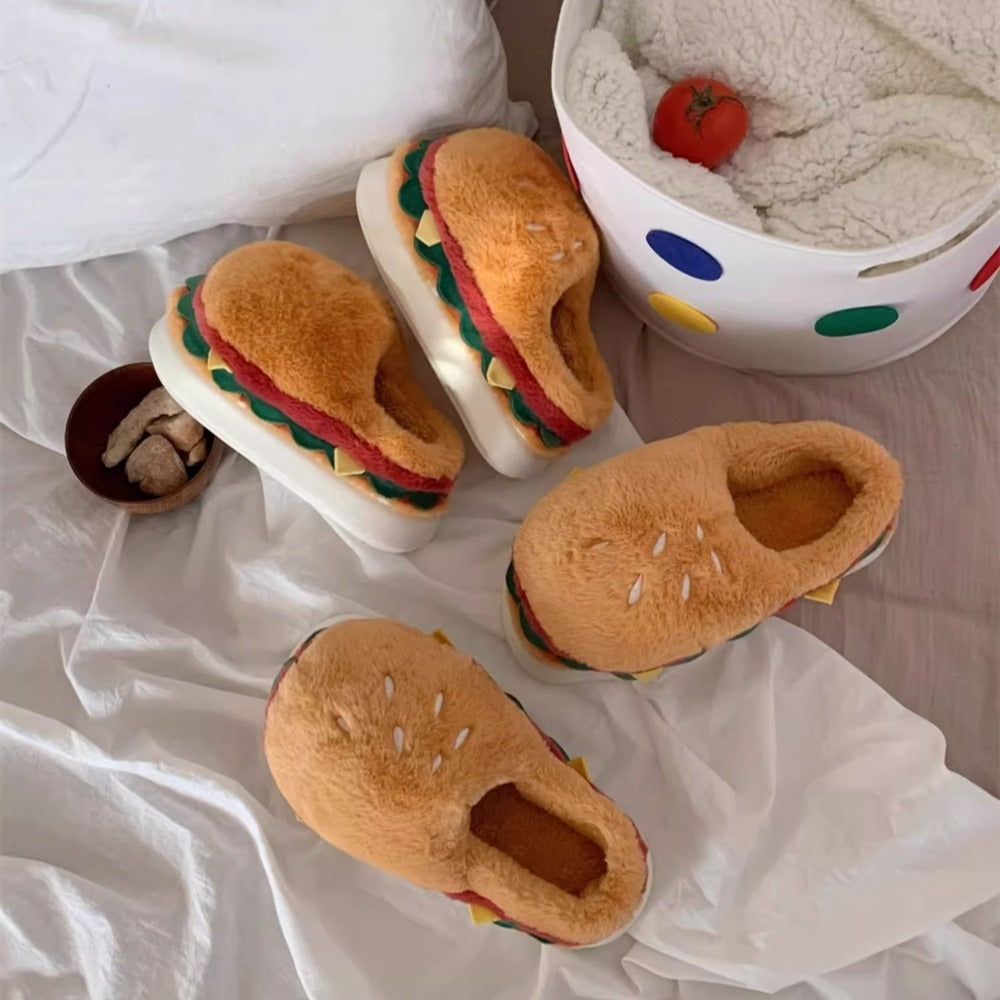 Toasty Burger Slippers