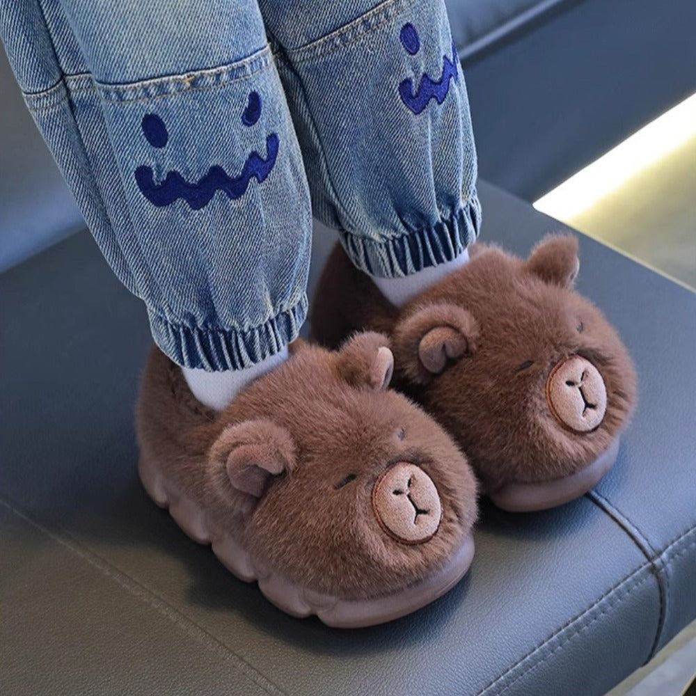 Squinty Capybara Slippers