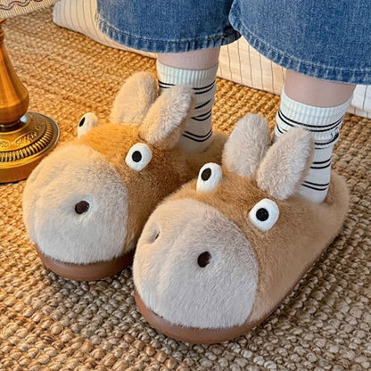 Perky-Eared Donkey Slippers
