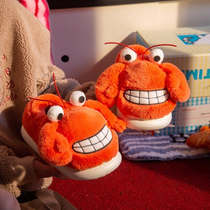 Grinning Lobster Slippers
