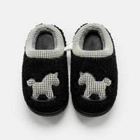 Black Checkered Wooden Horse