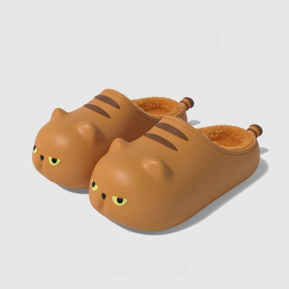 Grumpy Cat Face Lined Clogs