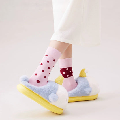 Cartoon Shark Hat Plush Slippers