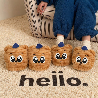 Big-Eyed Tiger Slippers