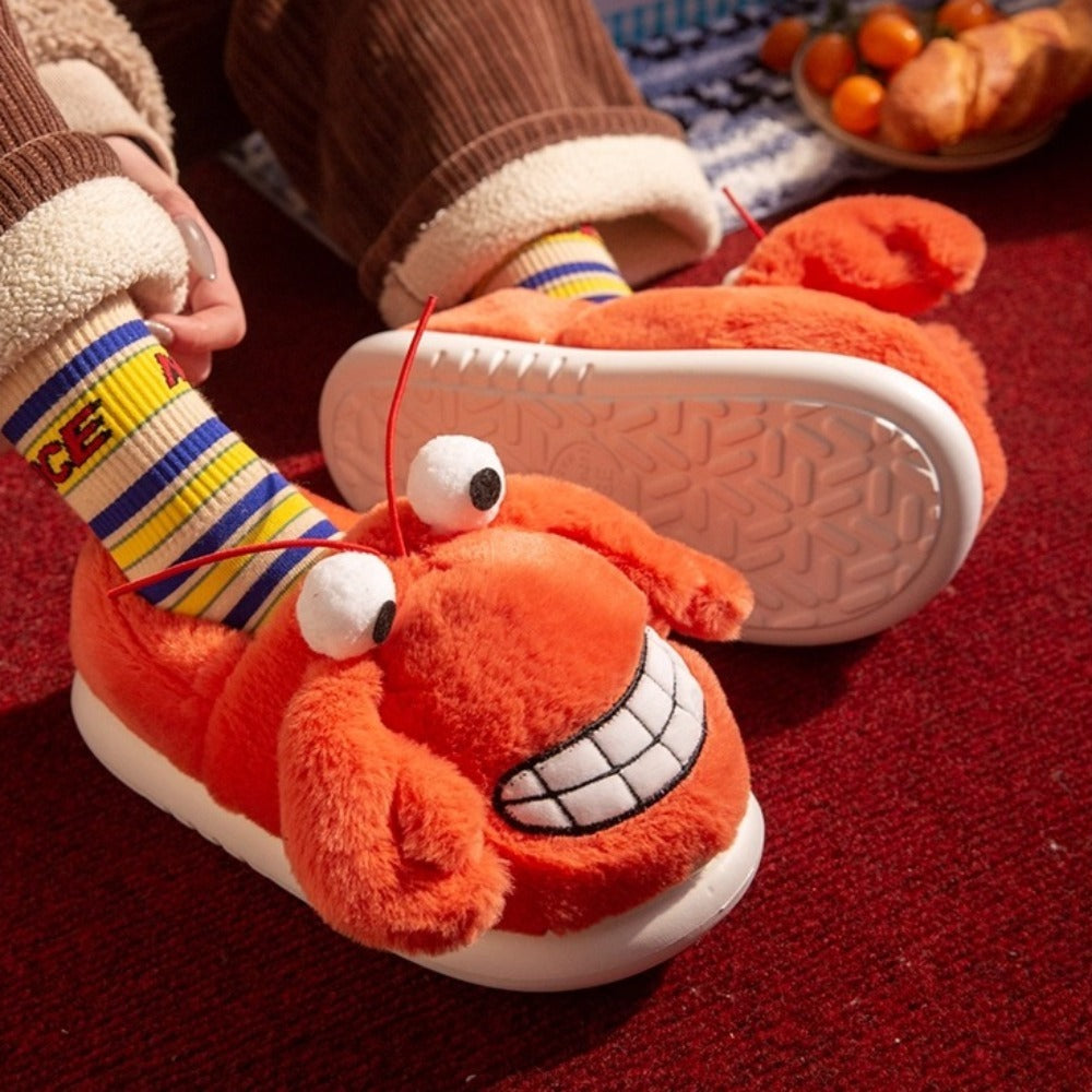 Grinning Lobster Slippers