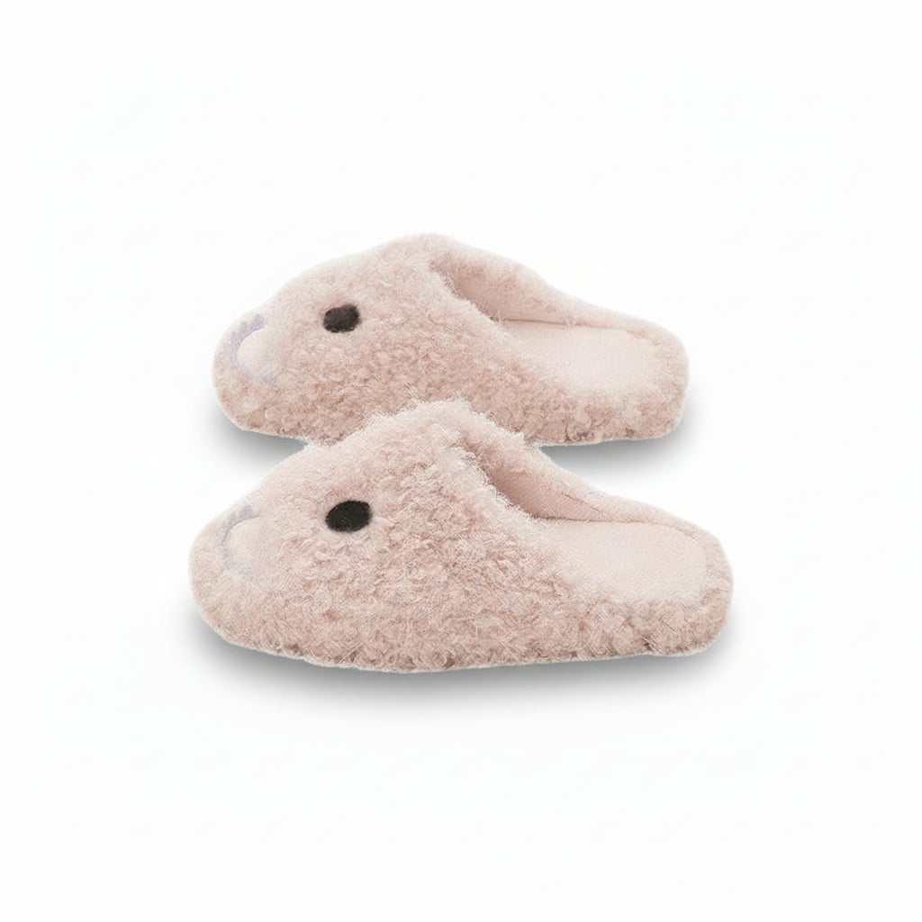 Fuzzy Shark Bite Plush Slippers