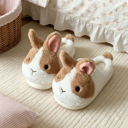 Hop Around Bunny Face Slippers