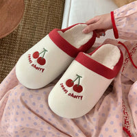 White (Embroidered Cherry)