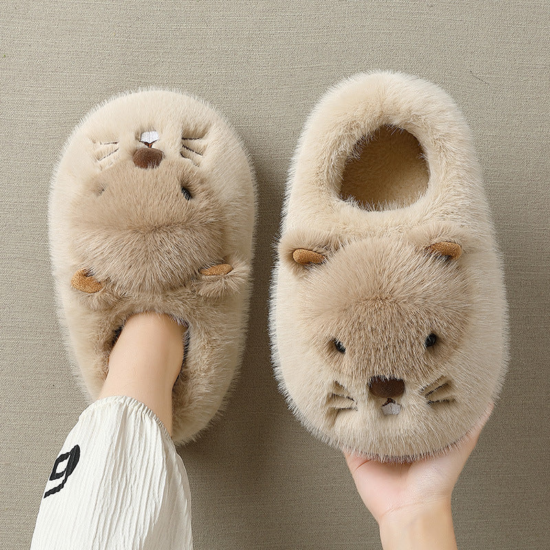 Plush Marmot Animal House Slippers