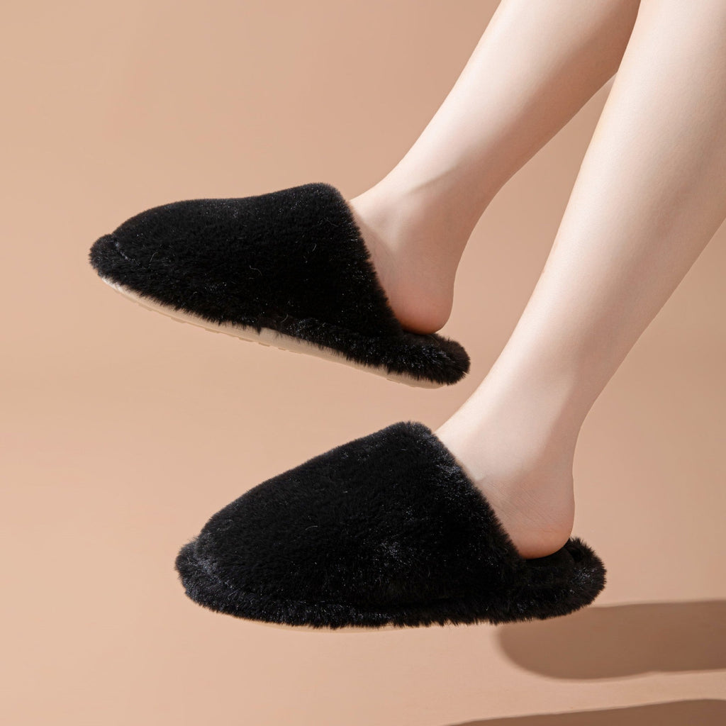 Pillow-Puff Closed Toe Slippers