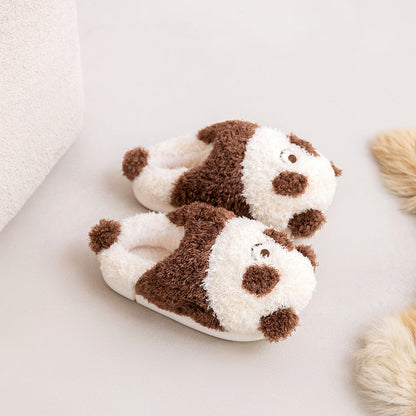 Cozy Panda Face Plush Slippers