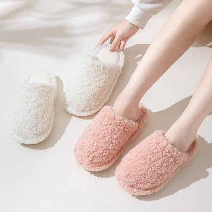Pillow-Soft Sherpa Home Slippers