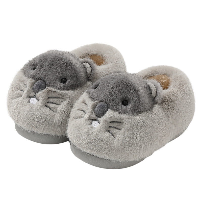Plush Marmot Animal House Slippers