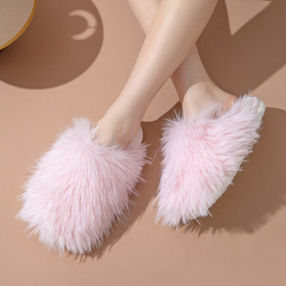 Shaggy Long-Fur Home Slippers