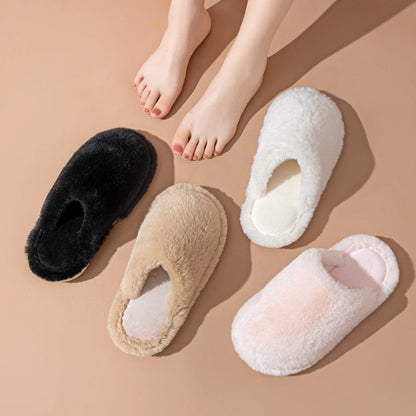 Pillow-Puff Closed Toe Slippers