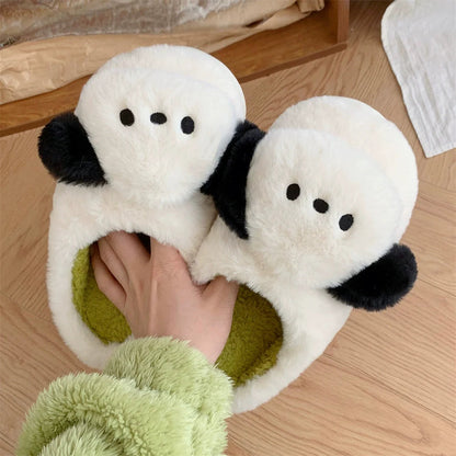Puffy Pup Ears Slippers