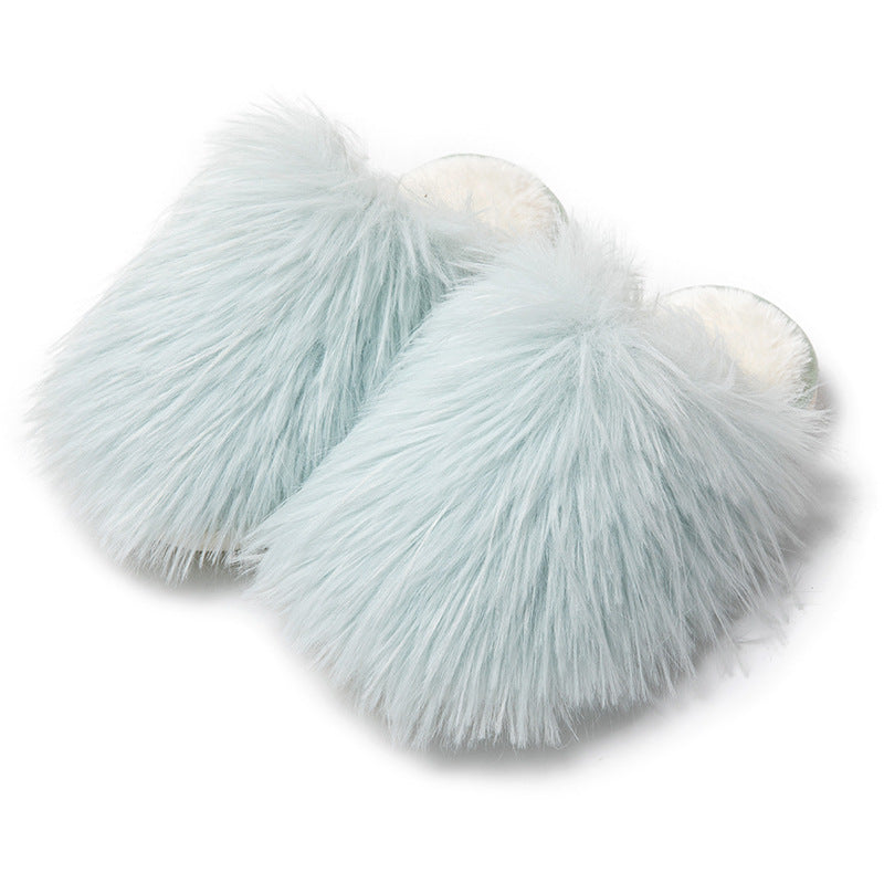 Shaggy Long-Fur Home Slippers