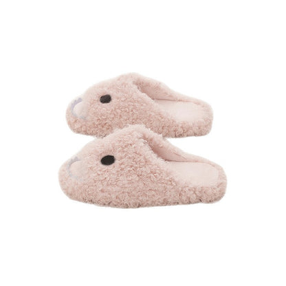 Fuzzy Shark Bite Plush Slippers