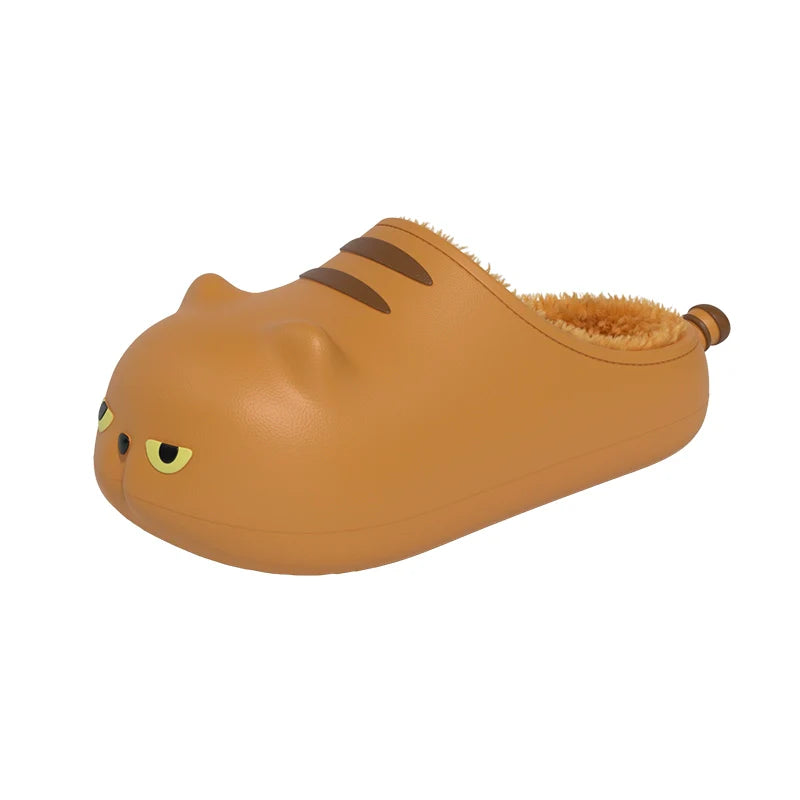 Grumpy Cat Face Lined Clogs