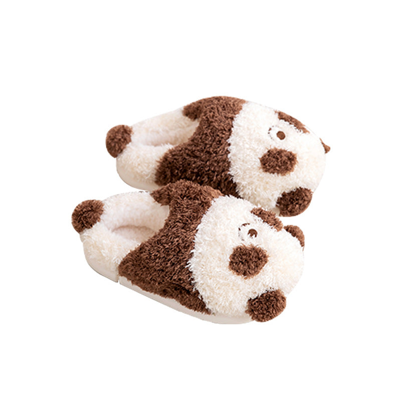 Cozy Panda Face Plush Slippers