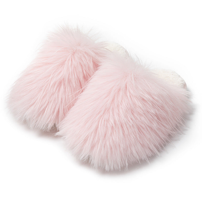 Shaggy Long-Fur Home Slippers