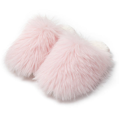 Shaggy Long-Fur Home Slippers