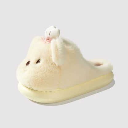 Chef Bear Plush Home Slippers