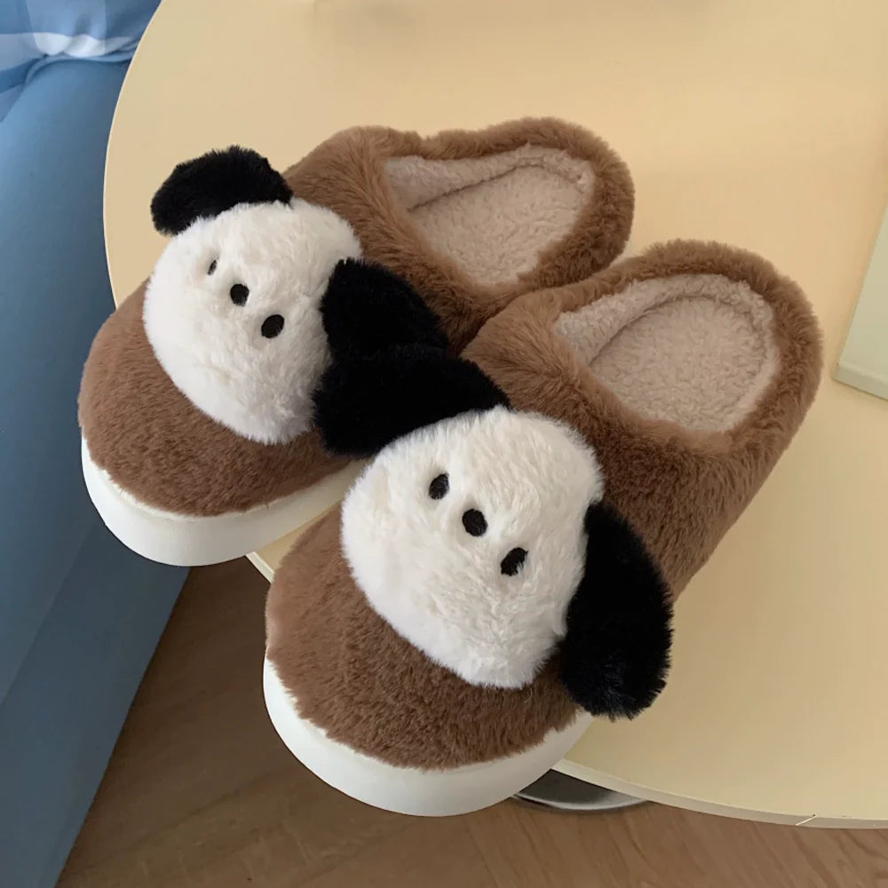Puffy Pup Ears Slippers
