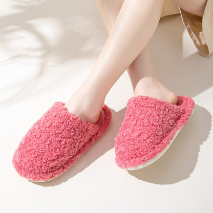 Pillow-Soft Sherpa Home Slippers