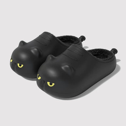 Grumpy Cat Face Lined Clogs