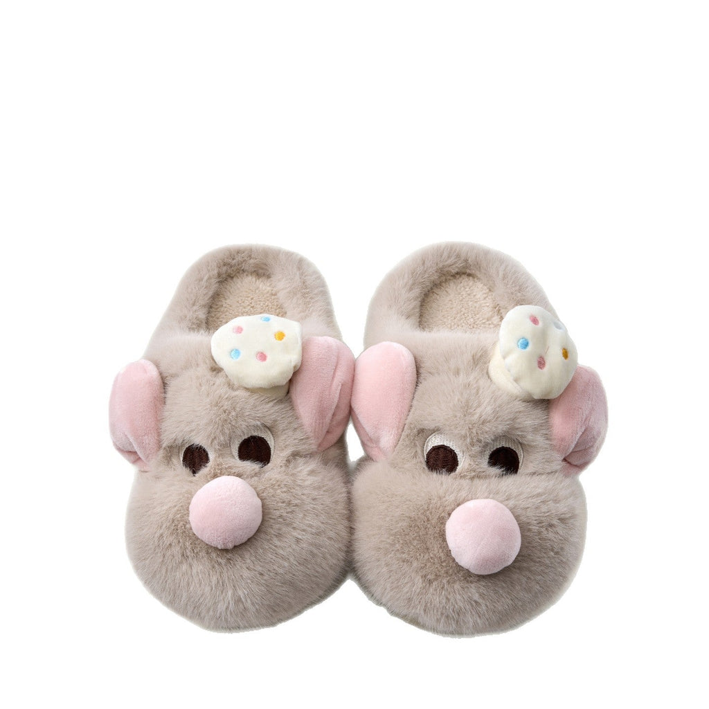 Chef Mouse Indoor Plush Slippers