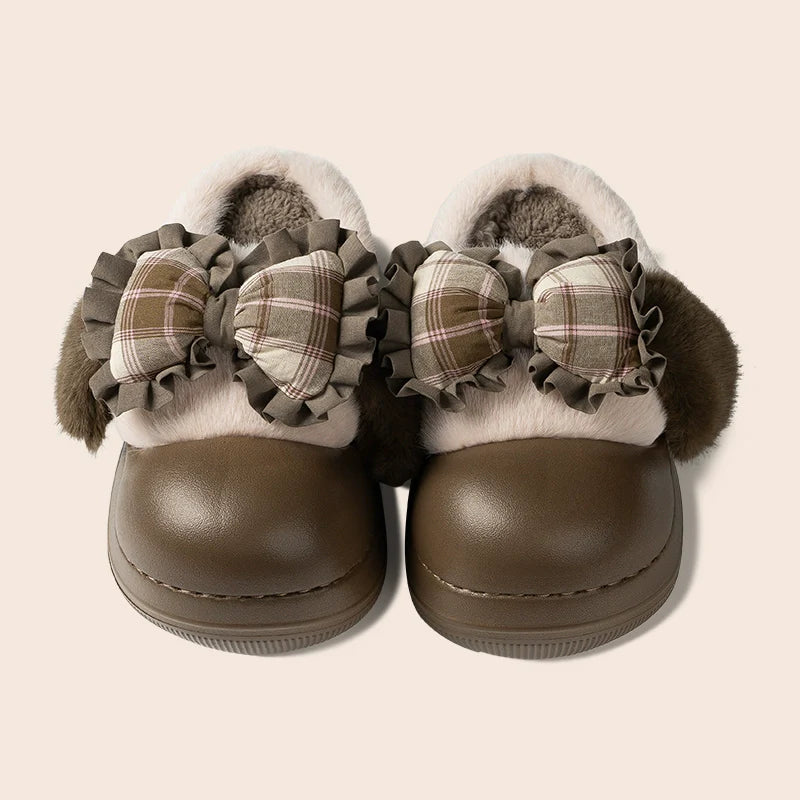 Floppy Ear Puppy Furry Slippers