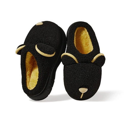 Fuzzy Teddy Ear Warm Slippers