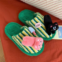 Apple Green Fun Black And Red Cat