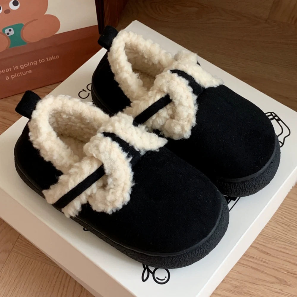 Snug Wrap-Band Fleece Slippers