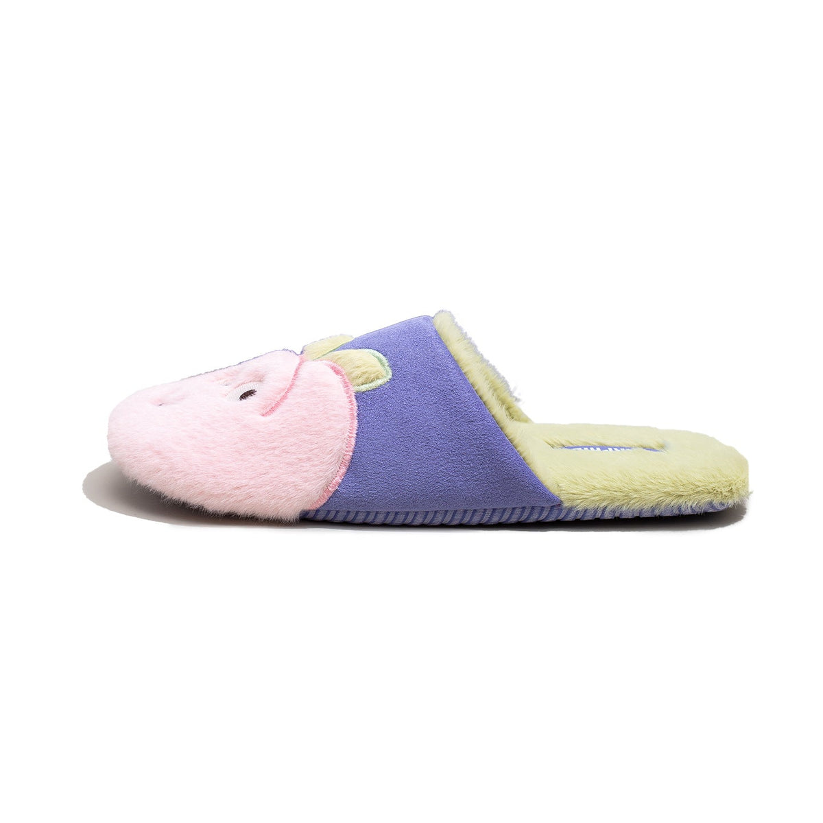Whimsical Fruit Character Plush Slippers