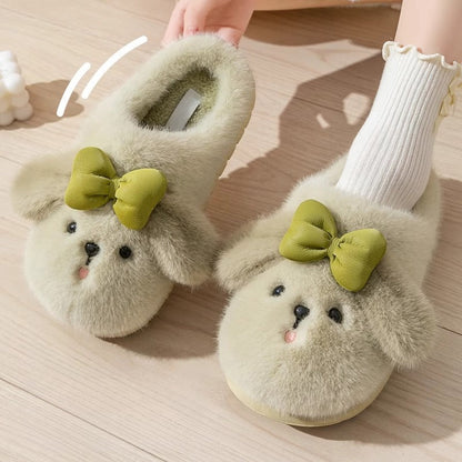 Floppy Ear Puppy Face Slippers