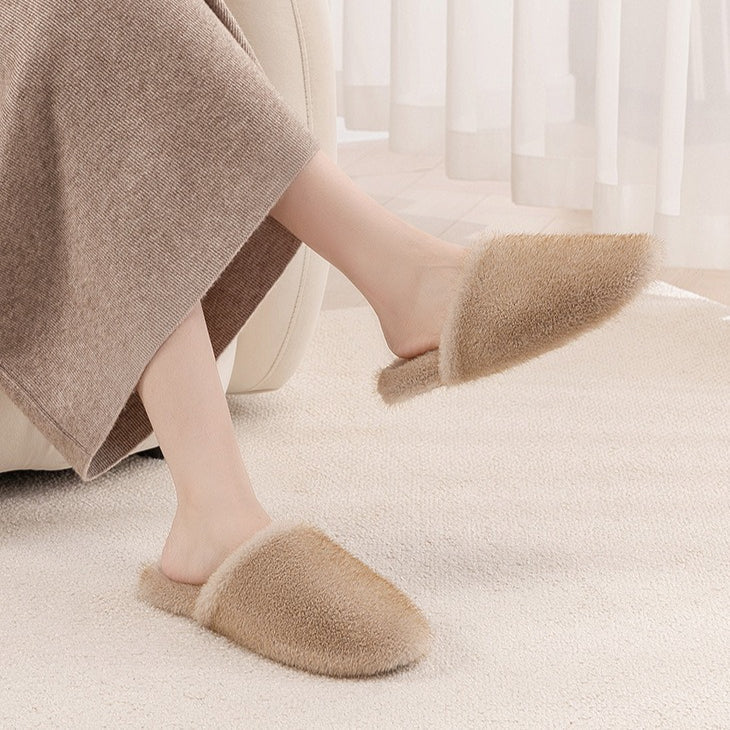 Snuggly Soft Plush Bedroom Slippers