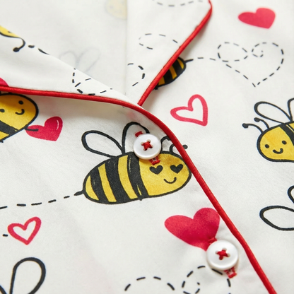 Valentine's Day Bee Mine Women's Pajama Set