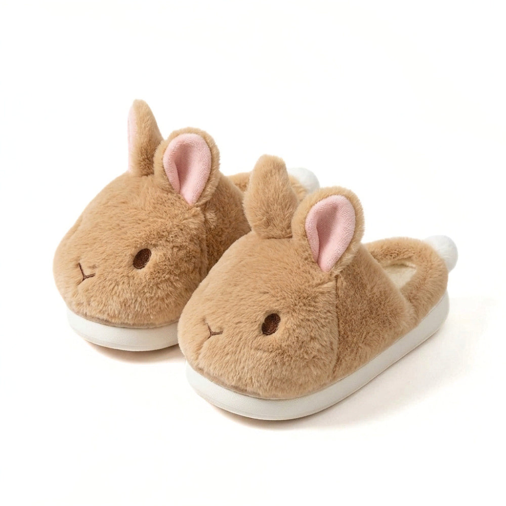 Hop Around Bunny Face Slippers