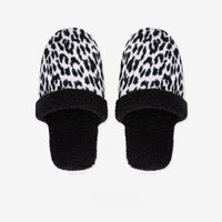 Black and White Leopard Print