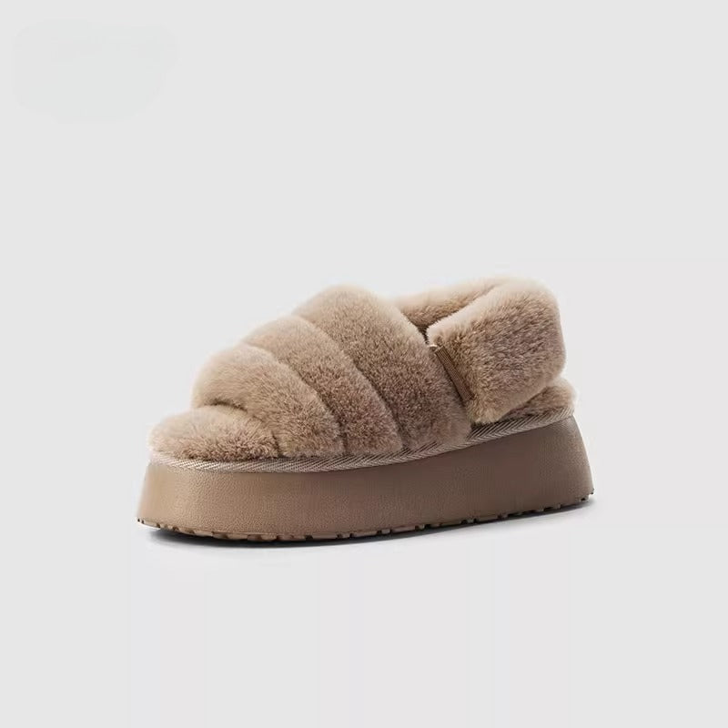 Chunky Puffy Cloud Slingback Slippers