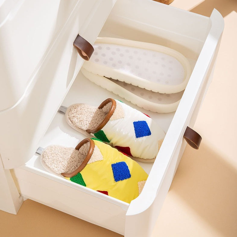 Puffy Geo Patch Indoor Slippers